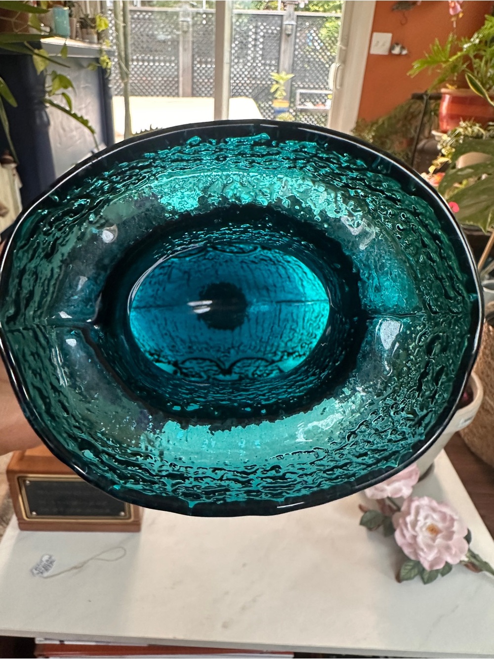 Wayne Husted for Stelvia Blue Glass vase - Picture 5 of 7